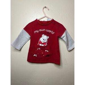 Winnie the Pooh Sweater Dress Size 18 Months